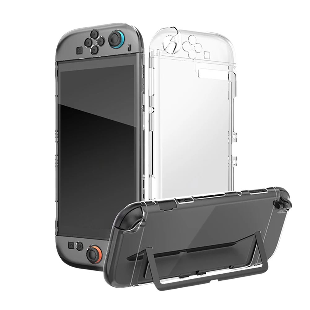 for Switch 2 Split Case Cover Transparent Protective Case Protective Hard Cover Case Gaming Console Accessories