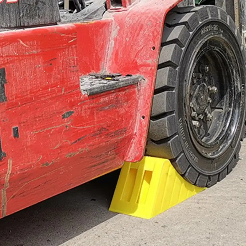 thumbnail image 2 of Heavy-Duty Wheel Chocks – Non-Slip Rubber Wedges For Car, RV, & Trailer Parking (Set With Bag) 2 of 6