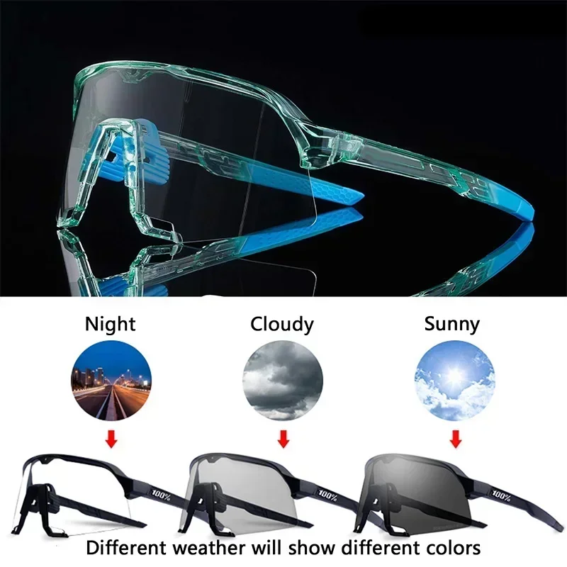 Luxury Brand Fashion Outdoor Cycling Sun Protection Goggles S3 Windproof, Dustproof and UV-proof Cycling Marathon Sunglasses 3