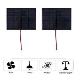 Compact 3W Polysilicon Solar Charger (2 Pcs)