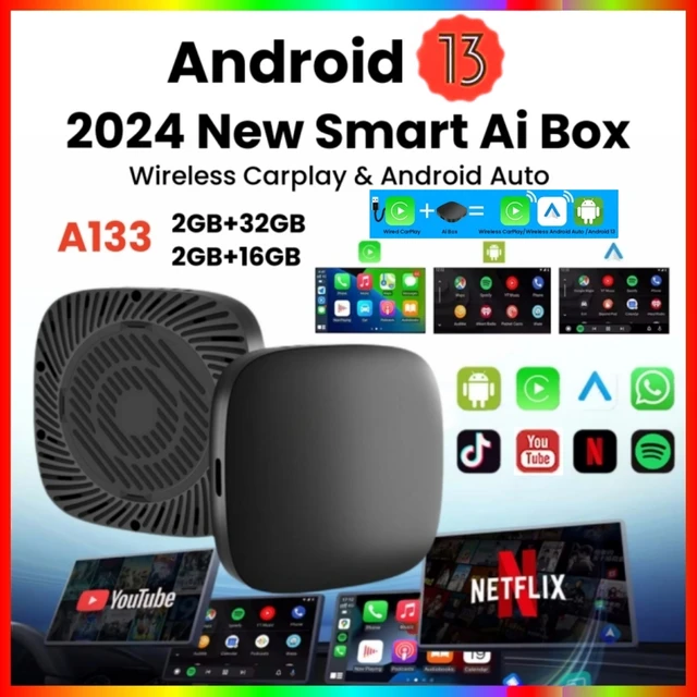 Carplay AI Box Android 13 Wireless Android Auto Smart TV Box For Youtube Netflix Toyota Mazda Hyundai Haval GMC Ford MG VW Kia 1 Carplay AI Box Android 13 Wireless Android Auto Smart TV Box For Youtube Netflix Toyota Mazda Hyundai Haval GMC Ford MG VW Kia 1