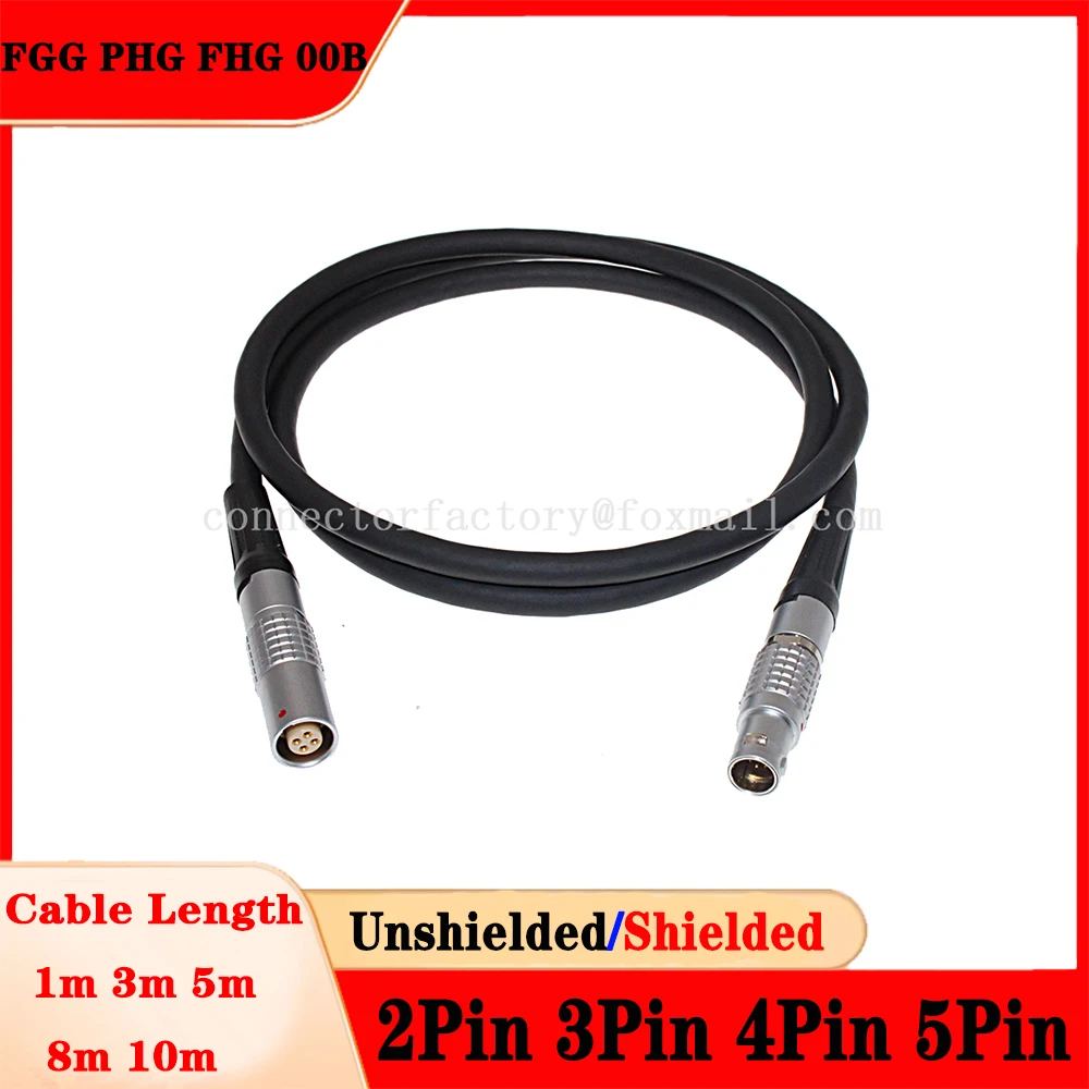 

FGG FHG PHG 00B 2 3 4 5 Pin Aviation Metal Male Plug Female Socket Connector Welding High Flexible Drag Chain Shielded Cable