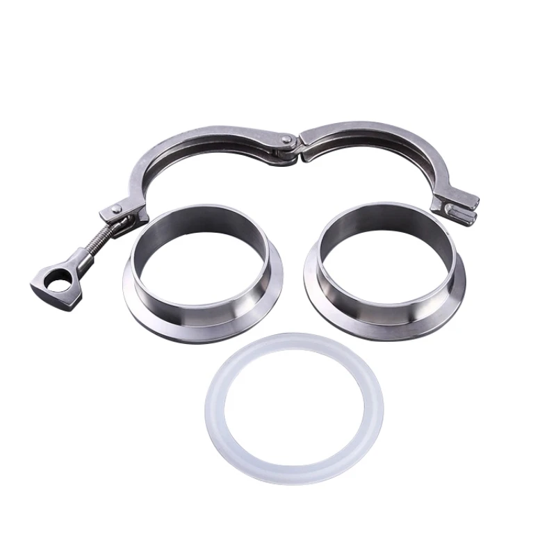 Санитарный пищевой зажим 114 мм-159 мм