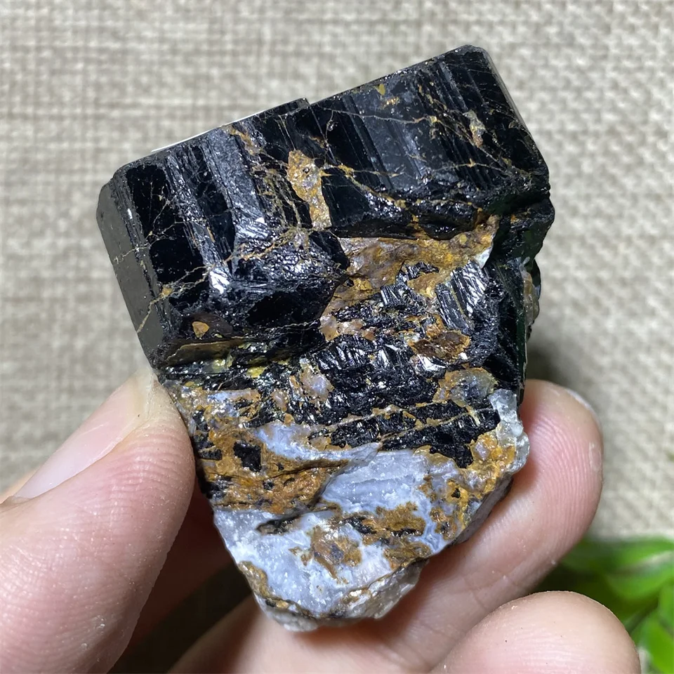 12.1LB Natural Tea Black Crystal Quartz Cluster Mineral Specimen