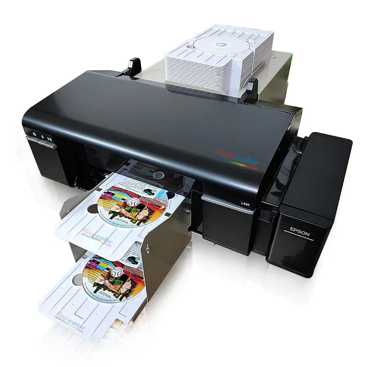 Automatic PVC ID card printer plus 50pcs pvc tray for pvc card printing  machine PVC White Card/CD Print ordinary dye Use ink - AliExpress