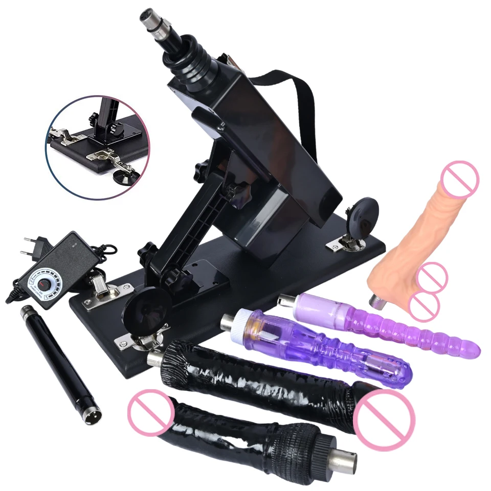 Sex Machine Female Masturbation Pumping Gun with Dildos Attachments Vibrator Adjustable Speed Love Machine For Couple,female sex toys,vaginal vibrators,clitoris vibrator,vibrator sex toy,dildo sex toys,electric sex toys