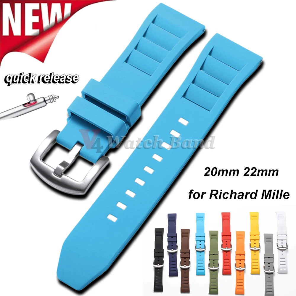 Premium Soft Silicone Waterproof Sport Watchband - Elegant Rubber Strap Accessories