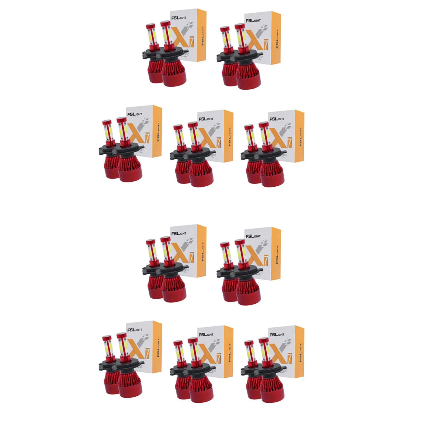 

New 4Sides H4 H7 LED Headlight H11 H8 H9 H10 H1 H3 Car Fog Light Bulbs 9005 9006 Auto Driving Running Lamps 30000LM 120W 12V 24V