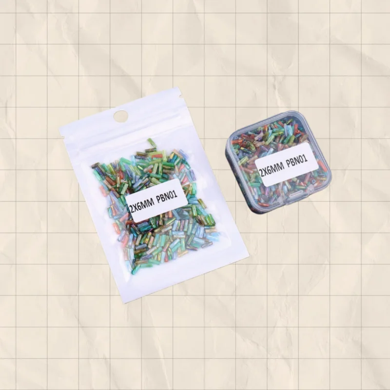 고품질 2x6mm 레트로 컬러 AB 나선형 유리 튜브 비즈, 3점 트위스트 튜브, 수제 DIY 보석 비즈 액세서리