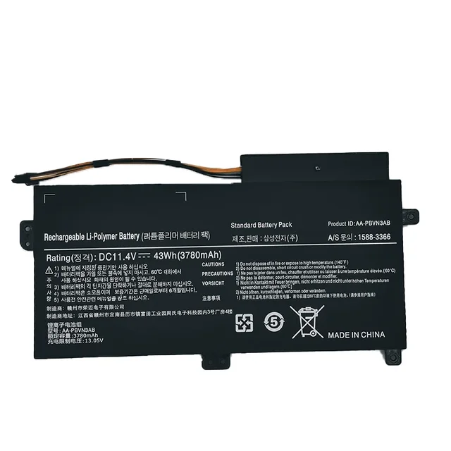 Damaite AA-PBVN3AB Аккумулятор для ноутбука SAMSUNG NP370R4E NP370R5E NP370R5V NP450R4E NP450R5E NP450R4V NP450R5V NP470R5E NP510R5E 3