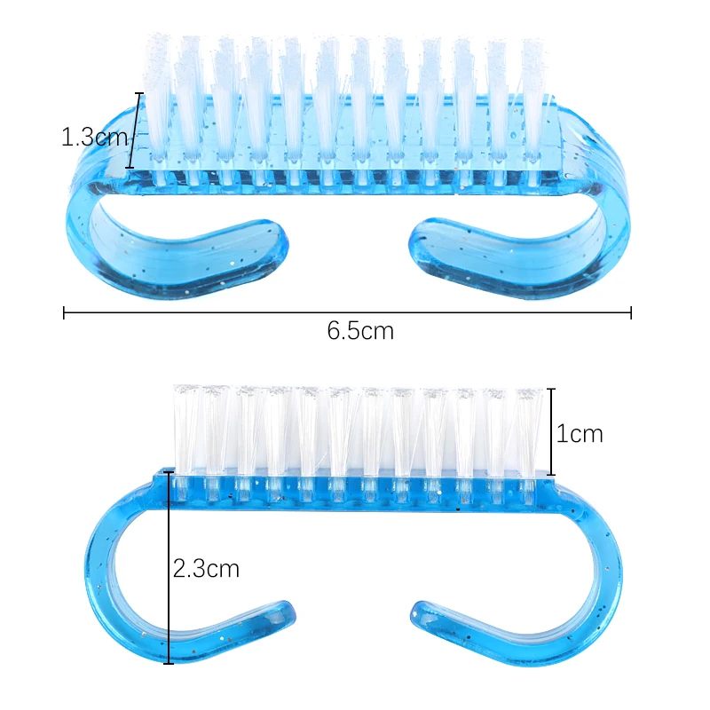 Cleaning Nail Brush Tools 50Pcs/Lot Colorful Plastic Dust Cleaner Brushes Nail Art Manicure Pedicure Powder Soft Remover nail art brushes,nail brushes,nail art tools,nail cleaning brush