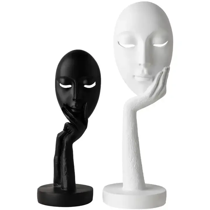 Hot-sale Home Creative Decorations for Home Office Abstract Art Ceramic Ornament Factory Directly Decor Accessories