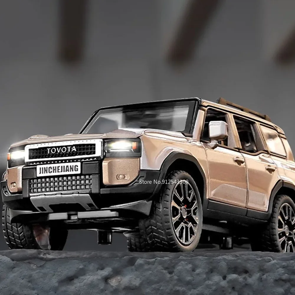 نموذج سيارة لعبة برادو بمقياس 1:32، مصنوعة من خليط...