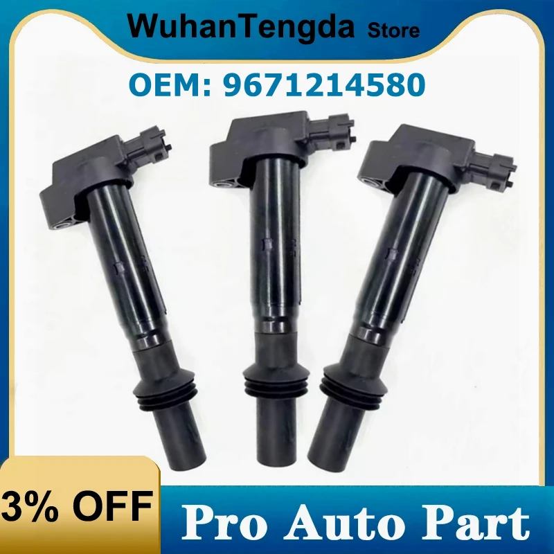 Car Ignition Coil 9671214580 for Citroen C3 DS3 Peugeot 208 308/2008