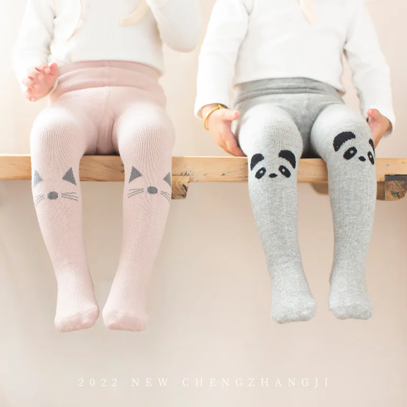Children's Pantyhose Spring Summer Baby Leggings Cotton Tights for Kids Cartoon Cute Girls Stocking Toddler Accesorios