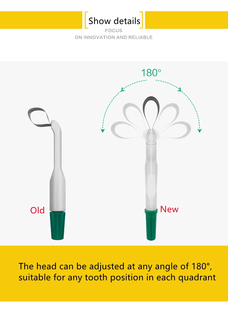 Dental Matrix System Sectional Contoured Matrice Roll Type Matrix Bands Retainer 180 ° Verstellbare Materialien für Zahnkronen – Detail 4