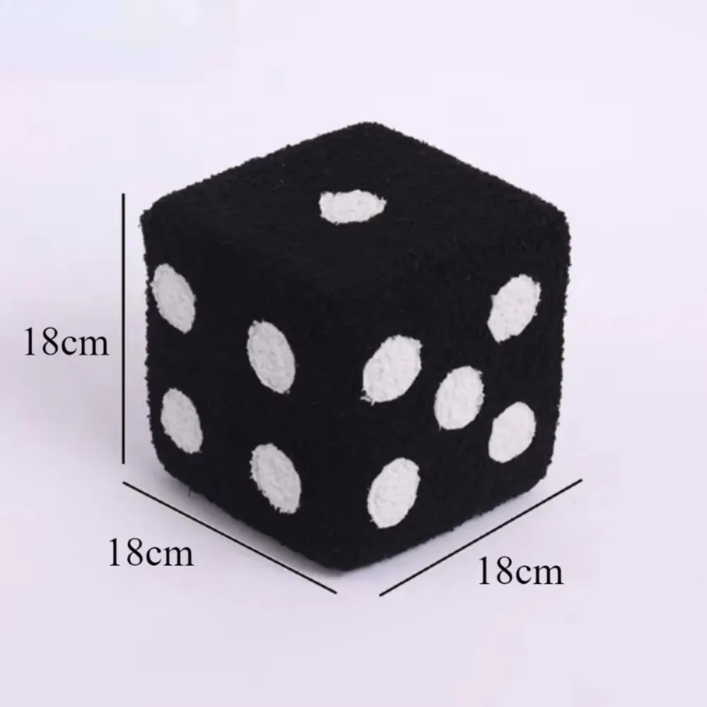 Dice Stool Lamb Velvet Household Cubic Shoe Stool Living Room Sofa Footstool Home Decoration Creative Plush Dice Leisure Stools