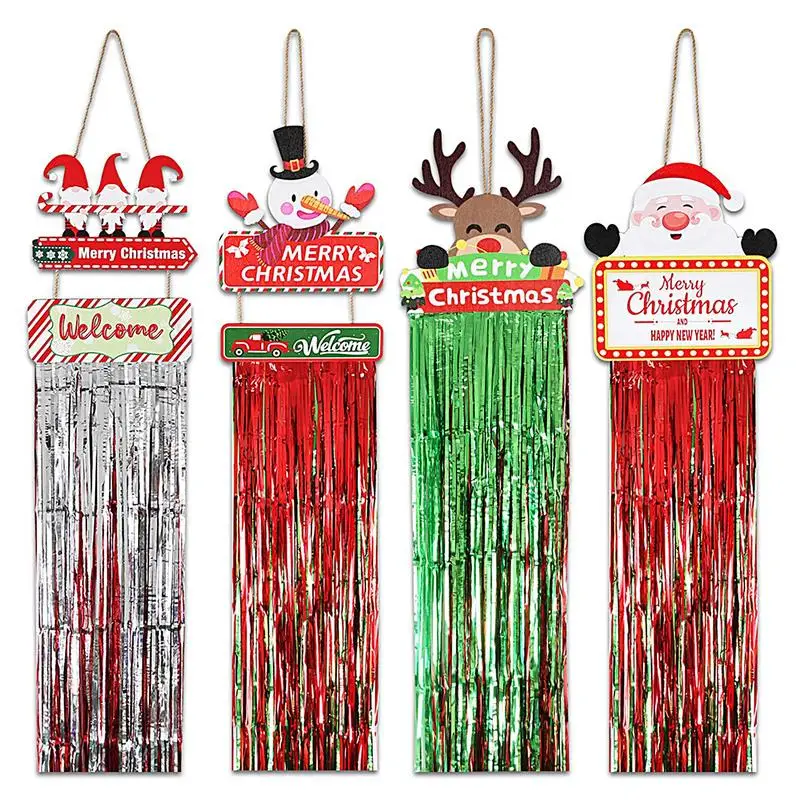 Christmas Welcome Sign Wooden Board