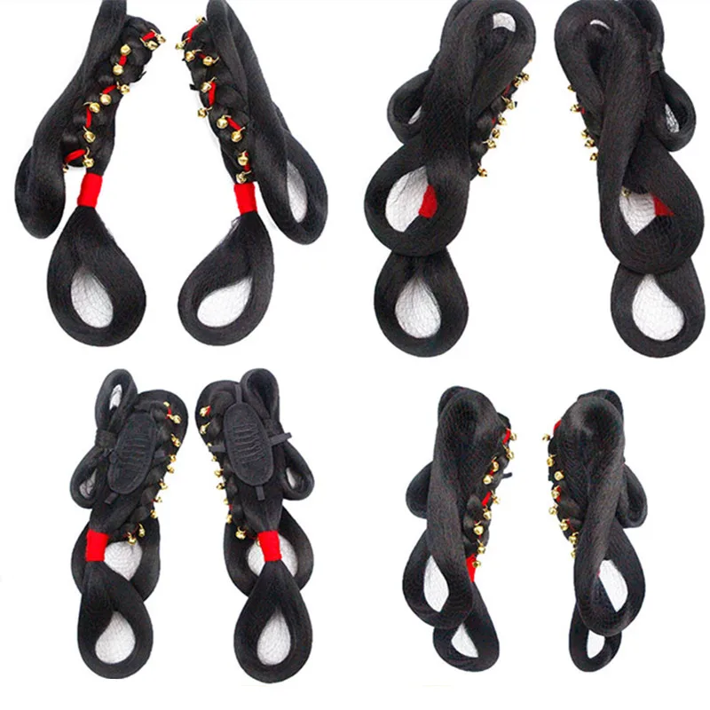 

Black Cute Hair Accessories Kawaii For Women Girls Classic Cosplay Headdress Hanfu Bell Headwear Chinese Ancient Maid Princess