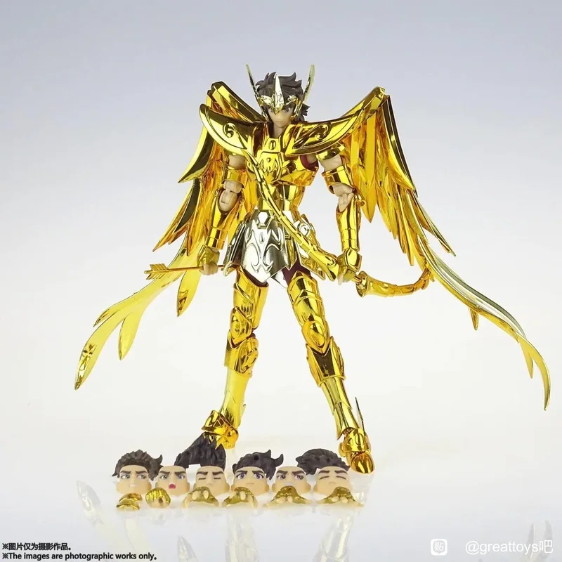 

In Stock Cs Model Saint Seiya Myth Cloth Ex Sagittarius Aiolos Knights Of The Zodiac Anime 24k Metal Armor Action Figure Toys