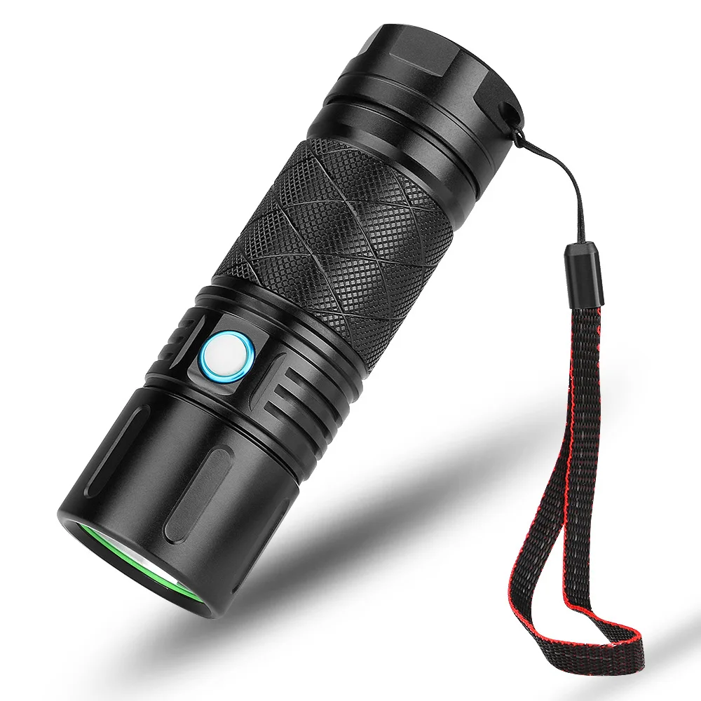 

New LED Strong Light Flashlight Charging Lighting Aluminum Alloy Outdoor Work Camping