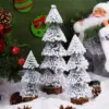 15/20/25/30cm Snow White Christmas Decoration Christmas Tree Pine Ornaments for Home Decor Party New Year Gifts 2025 Navidad
