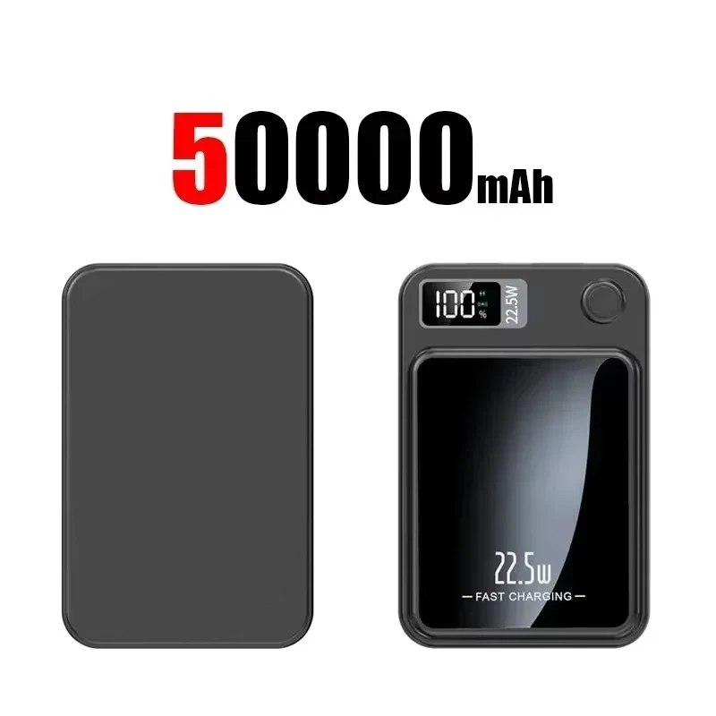 Lenovo 100000mAh Magnetic Power Bank Wireless Fast Charger For Magsafe Portable Auxiliary Battery Pack For iphone Samsung Xiaomi