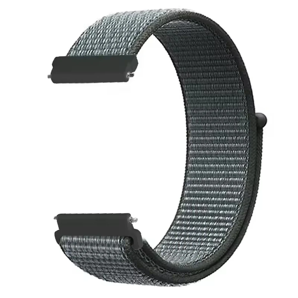 Breathable Nylon Loop Strap with Velcro Closure - 20mm/22mm