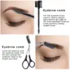 5PCS Specialized Eyebrow Trimmer Set Scissors Tweezers Eyebrow Razor Scraping Eyebrow Comb Razor Eyebrow Clip Makeup Tools Set 2