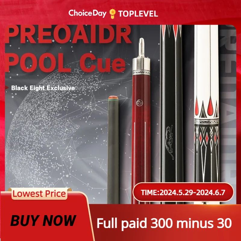 

PREOAIDR-Maple Carbon Shaft Pool Cue, 3142 Angel Billard, Black Technology, 12.5mm, 11.8mm, 10.8mm, Rainbow Tip, Uni-Lock Joint