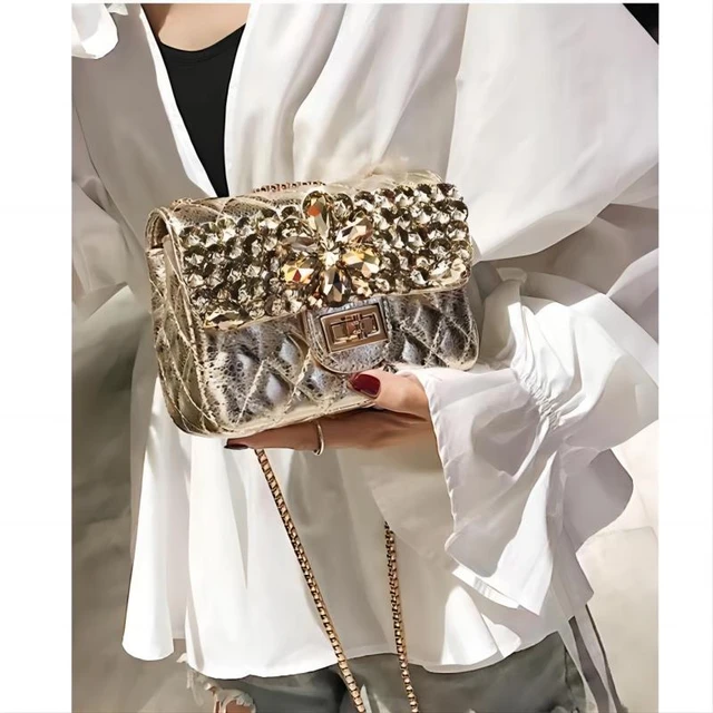 Diamond studded bag temperament fashion women's bag trend mini