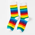 Rainbow Stripe White
