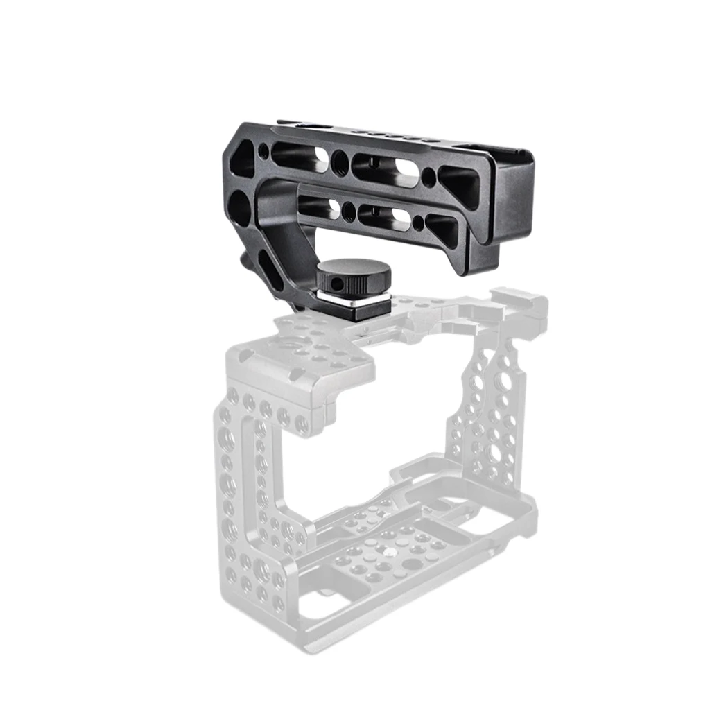 Top DSLR-Kameragriff Mit NATO-Klemme – 4 Kaltschuhe & ARRI-Gewinde, Aluminium, Für Käfige & Rigs
