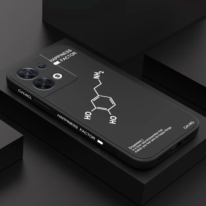 

Study Research Phone Case For OPPO Reno 8 8T 8Z 7 7Z 6 5 Pro 4G 5G F19 F9 Pro Liquid Silicone Cover