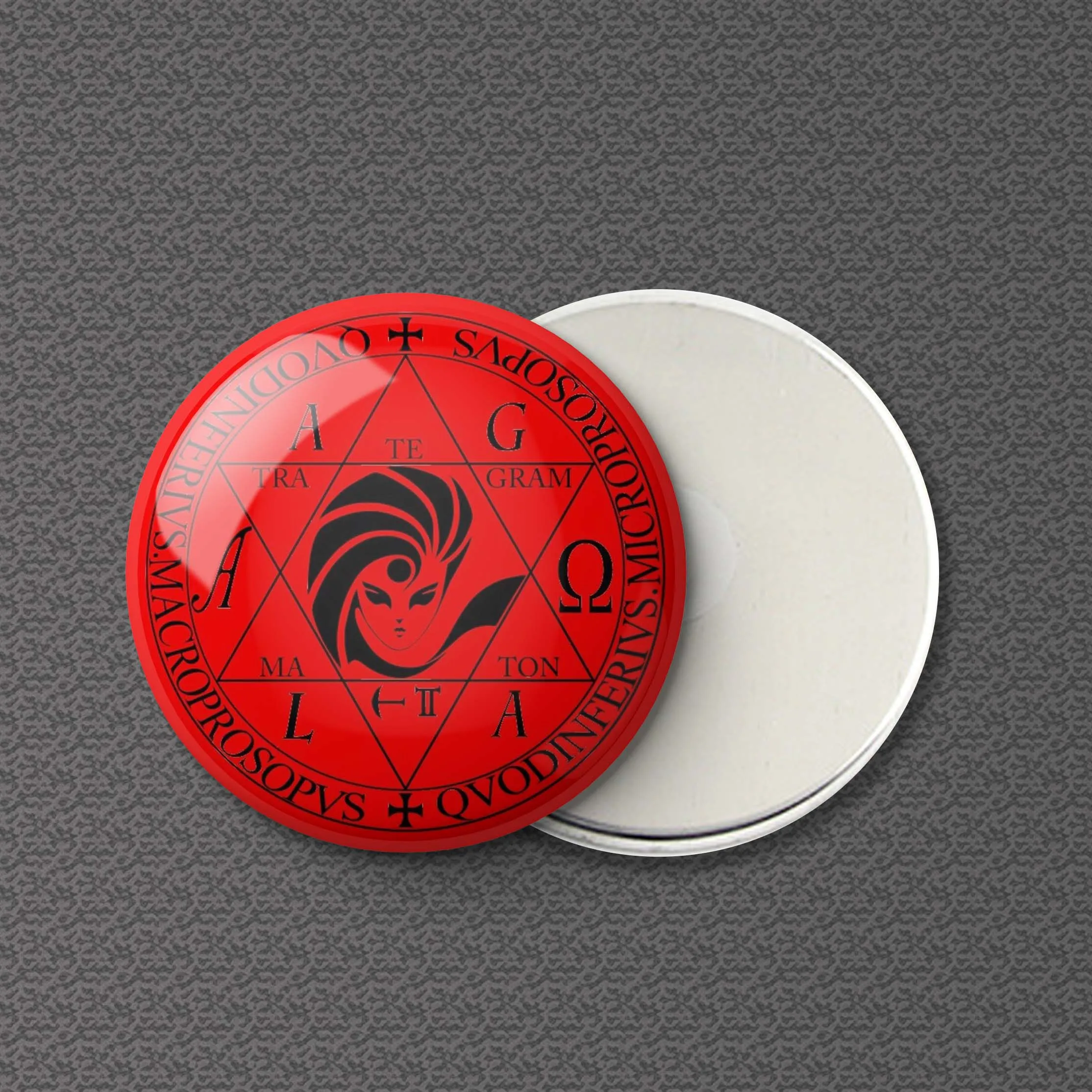 Shin Megami Tensei Style Logo Frigorifero Magnete Decor Board Clothes Lover Home Magnetic Cute Kitchen Fridge Jewelry Fashion