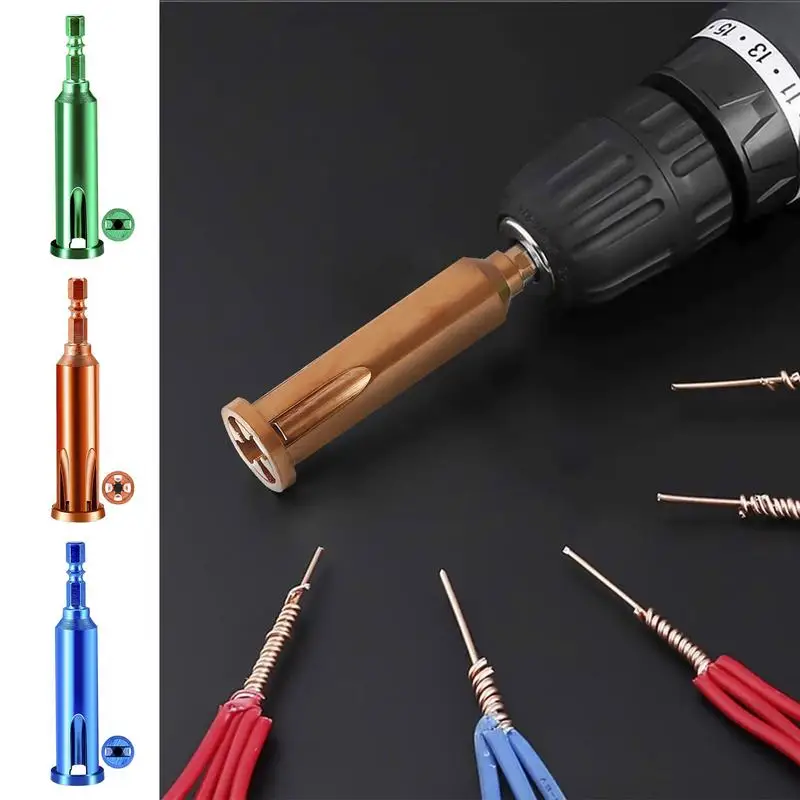 

Steel Wire Twisting Tool Wire Stripper Tool Wire Stripping And Twisting Tool Kit Quick Connector Electrical Twist Wire Tool