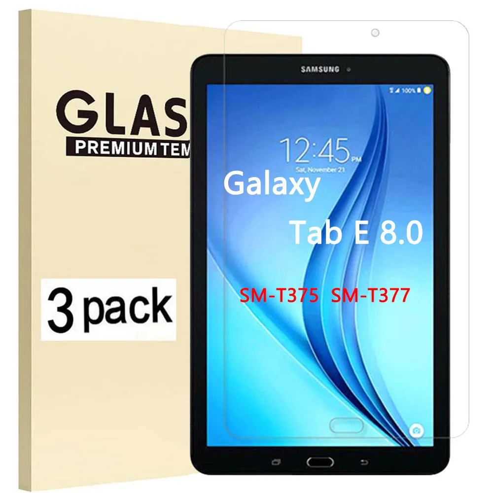 

Закаленное стекло для Samsung Galaxy Tab E 8,0, 2016 дюйма, Стандартная защита экрана от царапин