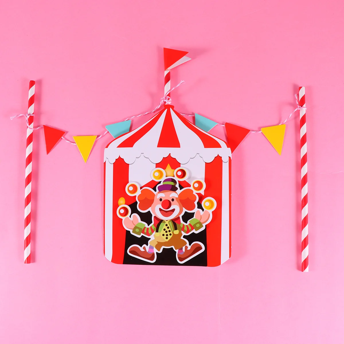 Party Decorations Birthday Party Supplies Cake Topper Cake Decorations Cake Toppers Cupcake Supplies 2 Sets of Circus Clown Cake Toppers Picks Cupcake Decor Party Supplies for Birthday Festival