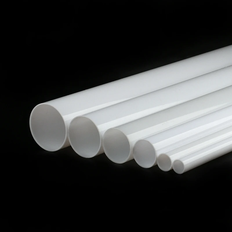 OD 16~70mm White Acrylic Tube Aquarium Fish Tank Supplies water Plexiglass Pipe Home Garden lampshade Fittings Holder Case DIY 2