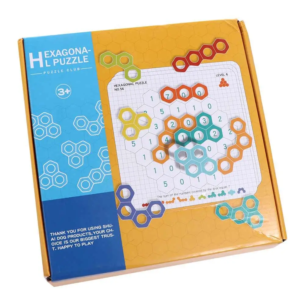 Honeycomb Honeycomb Puzzle Toys Montessori Colorful Digital Shape Matching Games Educational Educational Math Toys