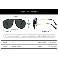 Lunettes de soleil ovales rétro de luxe pour femmes, monture large, verres rouge champagne, style pilote carré, protection UV400, lunettes de soleil surdimensionnées pour hommes 6