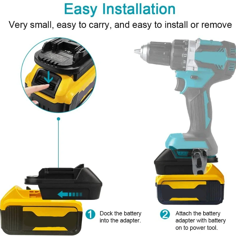 Power Tool Adapter BS18MT Converter For Bosch 18V Li-ion Battery for Makita/Milwaukee/Dewalt  for Ryobi/Metabo/Worx/Devon Tool