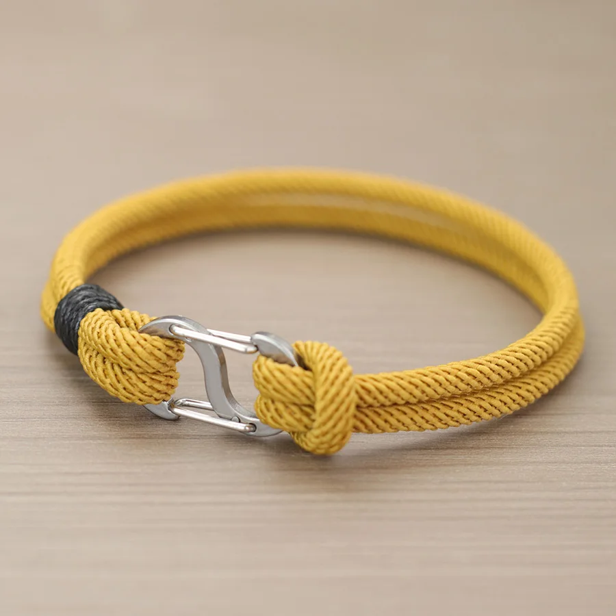 Men Rope Bracelet Outdoor Survival Accessory