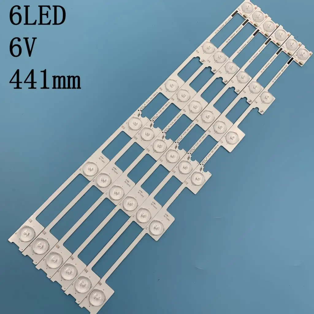 10set /Original Brand New LED Backlight Strip for Konka KDL48JT618A KDL48SS618U 35018539 35018540 6 LED (6V) 442mm Brand New