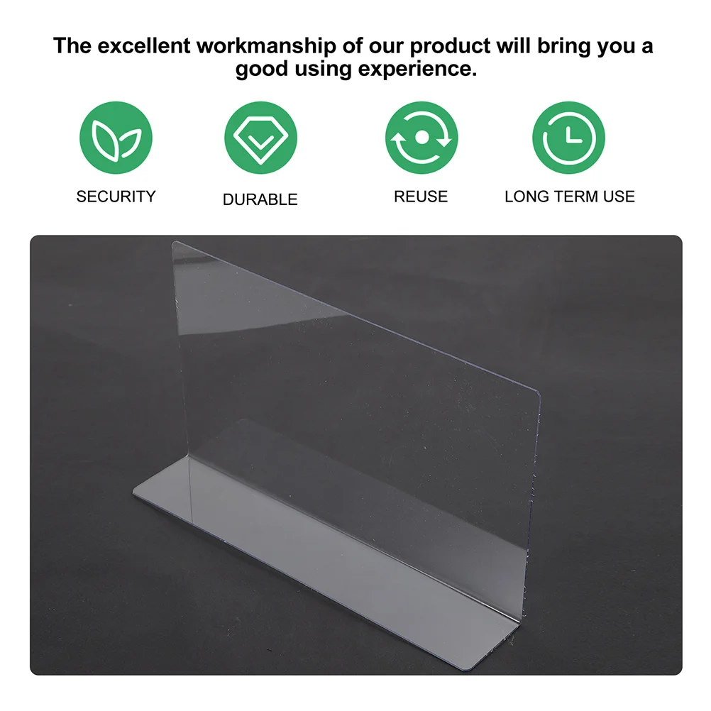 

Partition Plate Plastic Dividers for Shelves Closet Shelf Bookshelf Clear Closets Purses