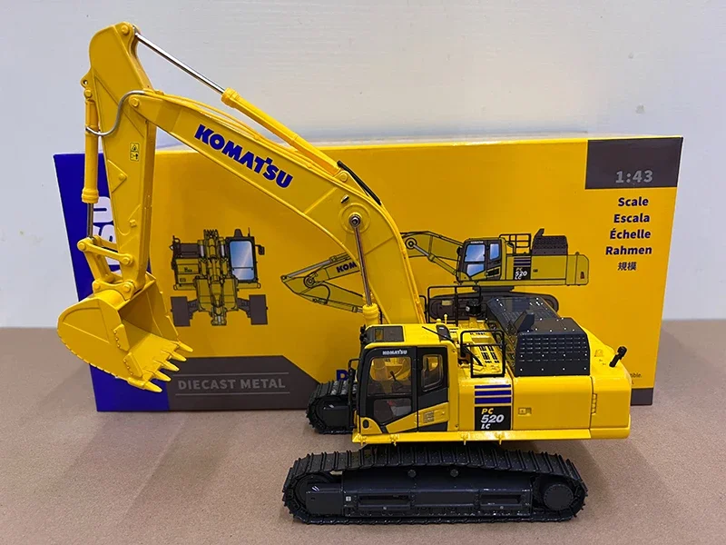 Diecast 1:43 Komatsu 2024 PC520LC-11M0 Excavator Alloy Engineering