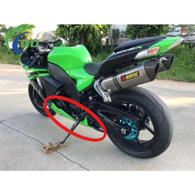 가와사키 닌자 ZX10R ZX-10R 2006 2007의 좌우 하단 커버 플레이트의 탄소 섬유 색상에 적합합니다.