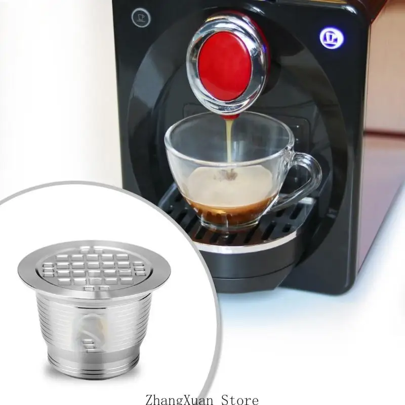 3XUF Edelstahl nachfüllbare Kaffeeschoten für Espressomaschinen -Kaffeefilterkapseln – Detail 8