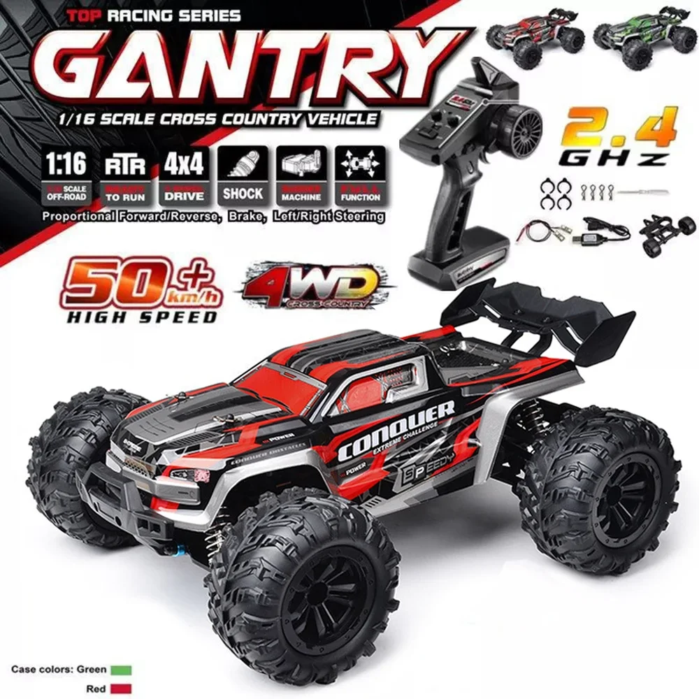 Gantry 1/16スケールRCカー ブラック 55km/h