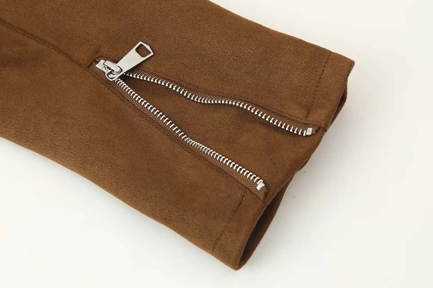 Fashion Women Streetwear Jackets Coat Casual Women Straight Outwears 2025 Autumn Zipper Pockets Turn-Down Collar Female Jackets